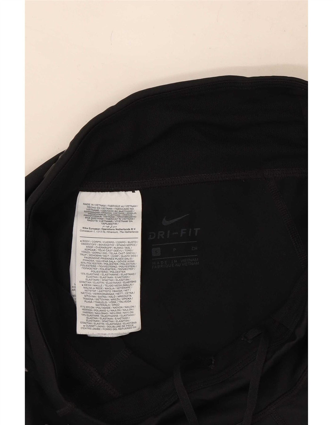 Leggings Nike da donna UK 8 Small poliestere maculato nero