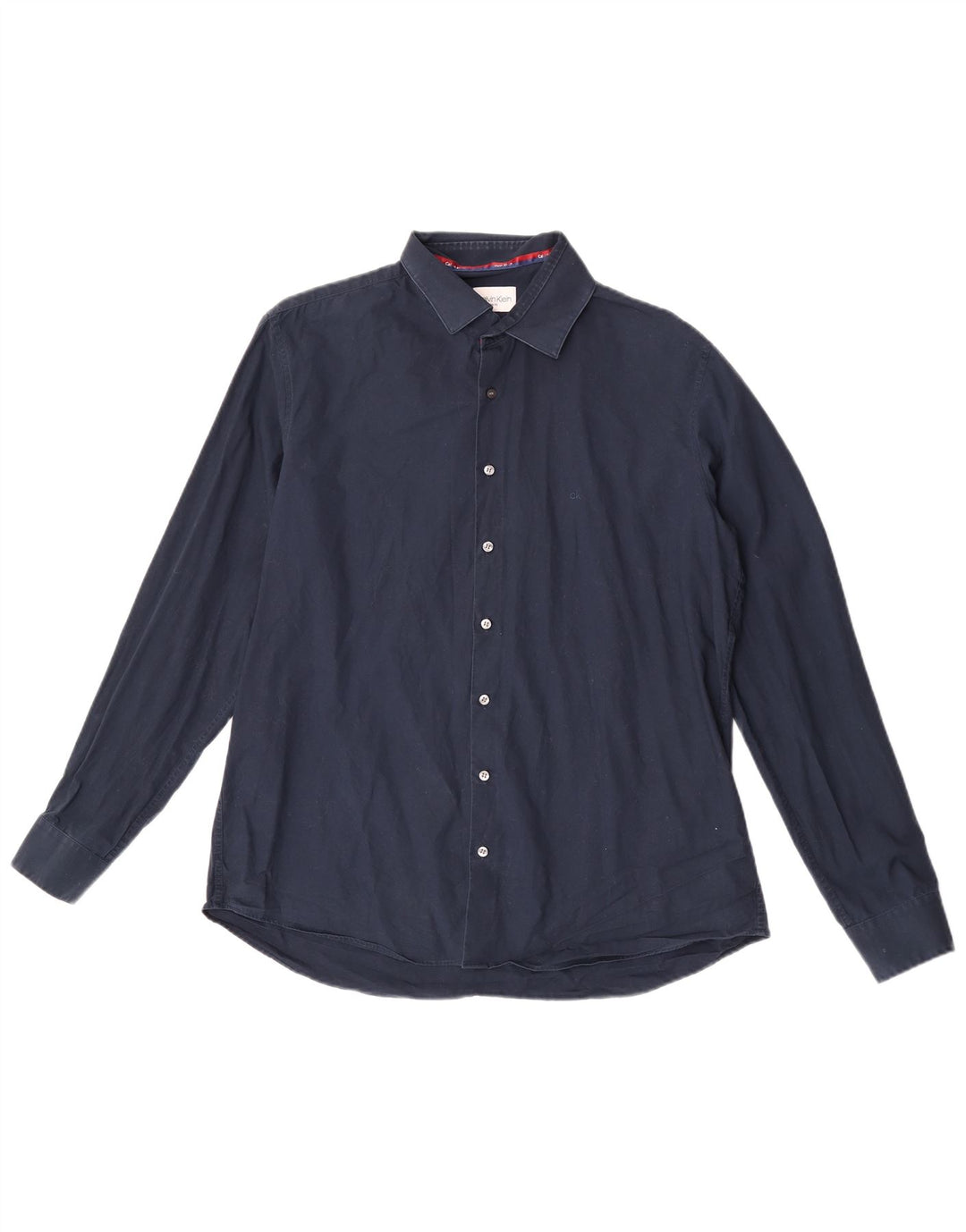 Camicia slim fit da uomo Calvin Klein taglia 42 17 XL blu navy