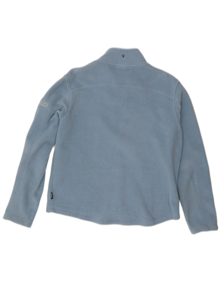 Giacca in pile da donna Fat Face UK 16 Large Blu Poliestere