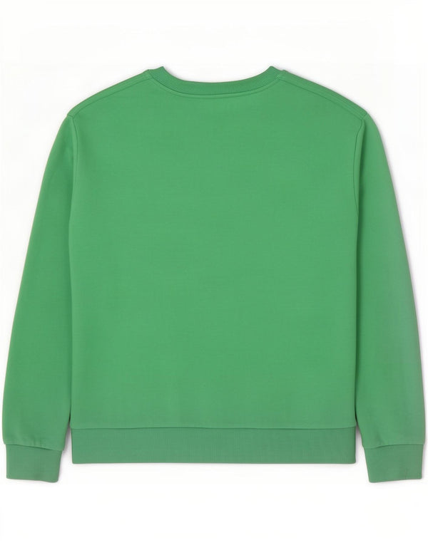 Felpa oversize da donna Marks & Spencer UK 10 piccola in cotone verde
