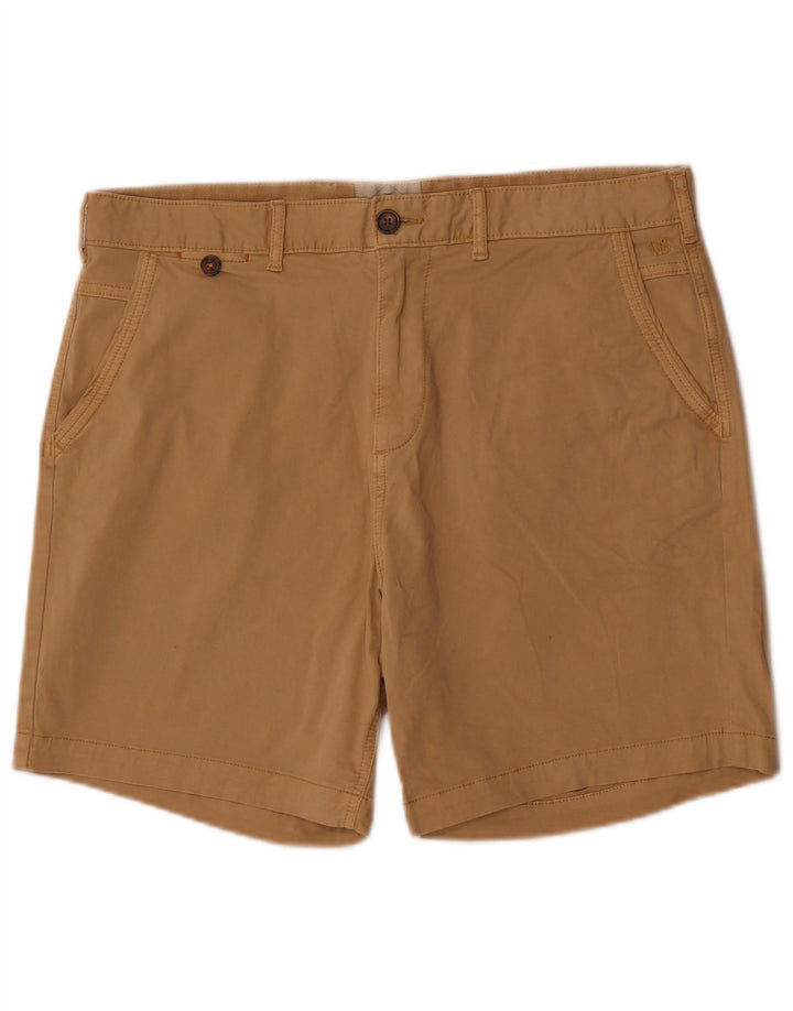 Pantaloncini chino da uomo White Stuff W34 grandi in cotone beige