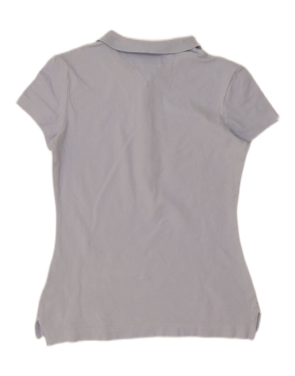 Polo da donna slim fit Tommy Hilfiger UK 12 blu medio