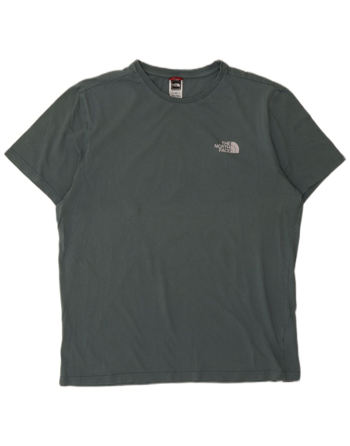 THE NORTH FACE T-shirt da uomo Top grande in cotone verde