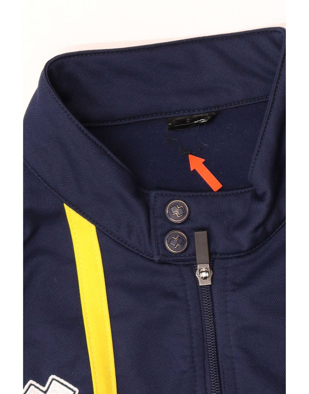 Giacca da tuta da uomo Errea grande color block blu navy