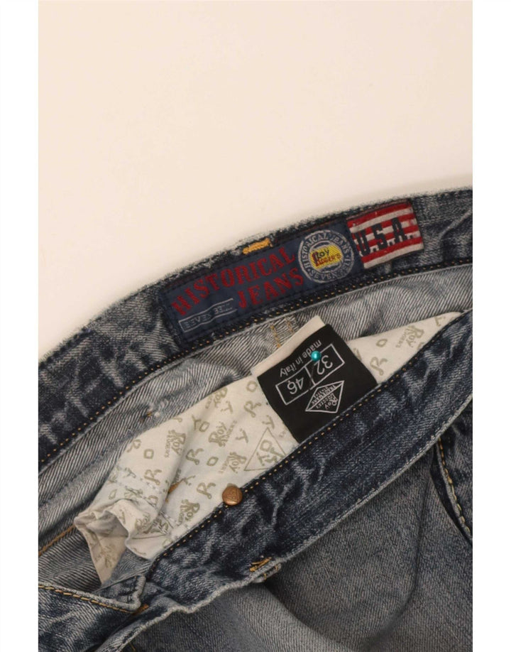 Jeans slim da donna Roy Rogers W32 L35 cotone blu