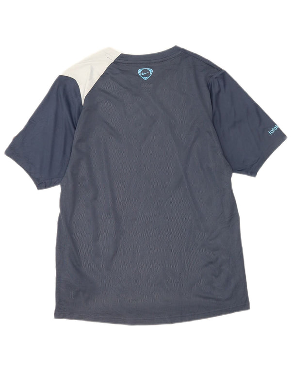 T-shirt grafica Nike da bambino Nike Dri Fit Graphic 13-14 anni XL blu navy