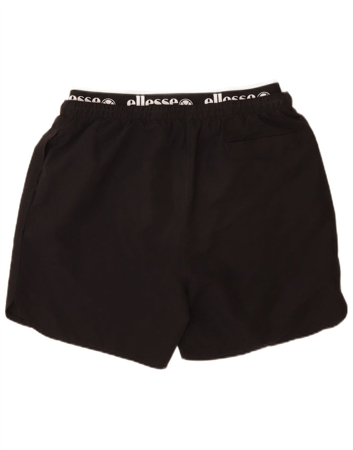 Pantaloncini da bagno grafici da uomo Ellesse grandi in poliestere nero