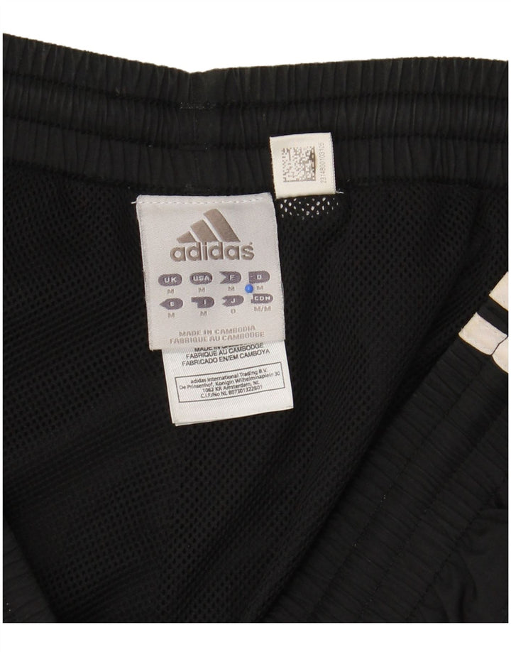 Pantaloncini sportivi Bermuda da uomo ADIDAS medio nero in poliestere