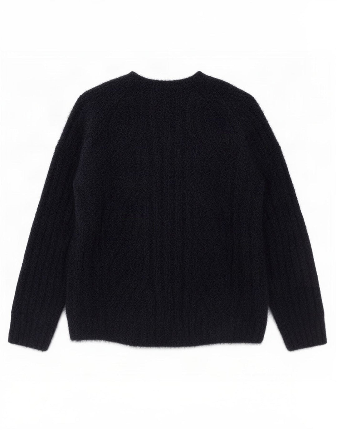 Maglione maglione con scollo a V da donna Marks & Spencer UK 14 medio blu navy