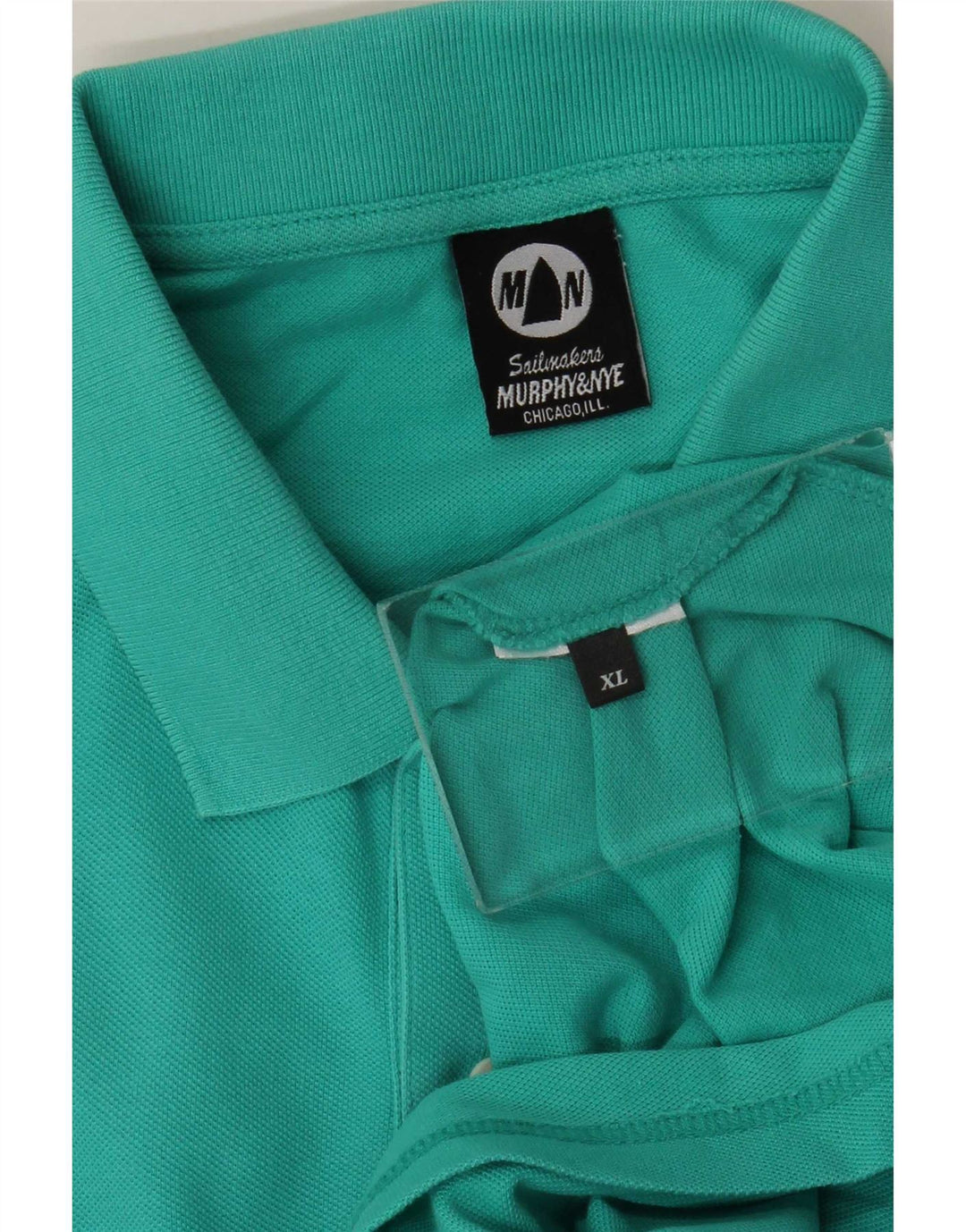 Polo da uomo Murphy & Nye Sailmakers XL Turchese