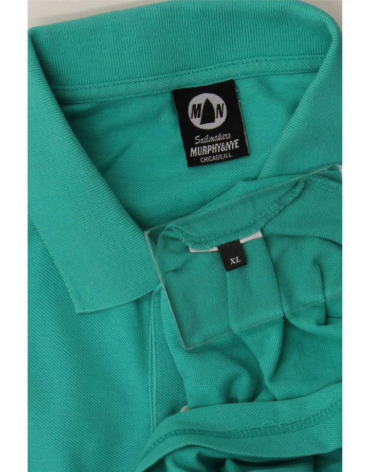 Polo da uomo Murphy & Nye Sailmakers XL Turchese