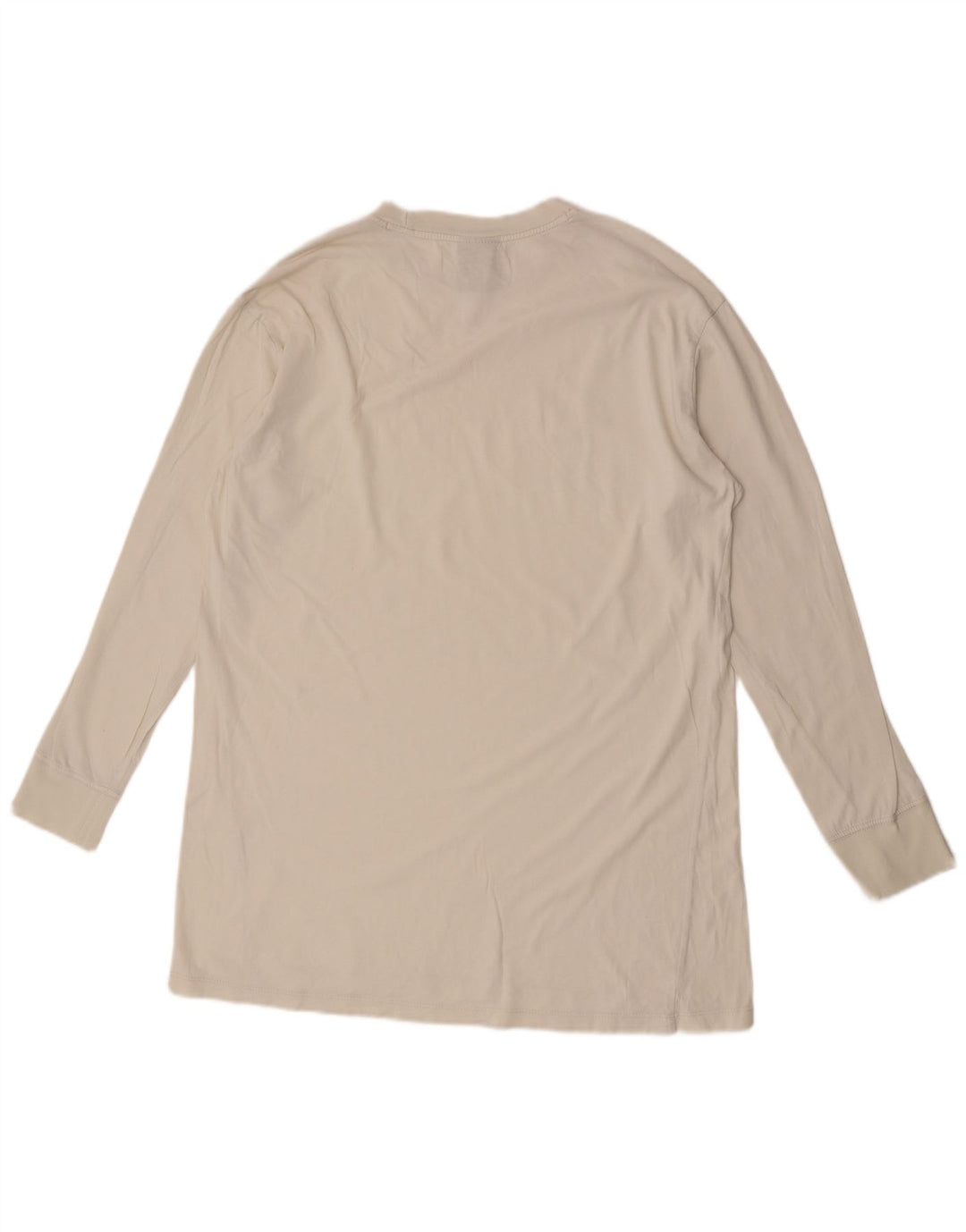 Maglia Nike da uomo a maniche lunghe, colore bianco medio