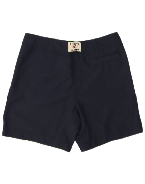 Pantaloncini da bagno da uomo Hollister medio blu navy in poliestere