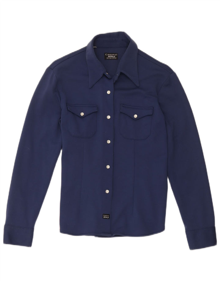 Camicetta da donna Casucci UK 12 nylon blu navy medio