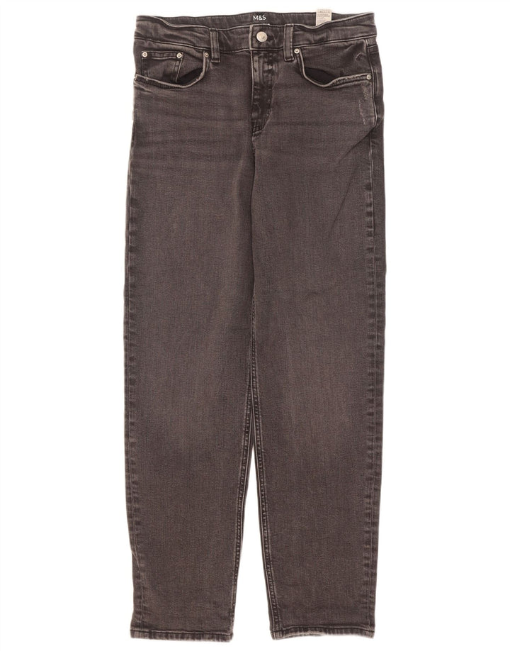 Jeans affusolati da donna Marks & Spencer UK 12 medio W30 L30 cotone grigio