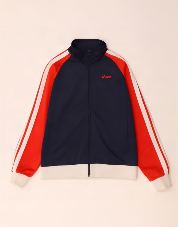 Giacca da ginnastica da uomo Asics, colore blu navy medio