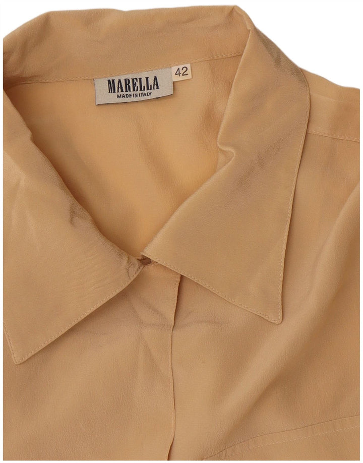Camicia a maniche corte oversize da donna Marella IT 42 Beige medio