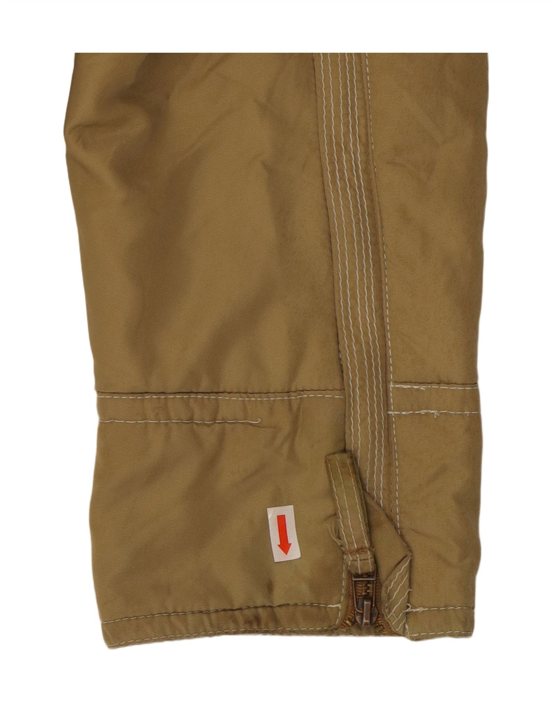 Giacca imbottita da donna Zara UK 18 XL Nylon beige
