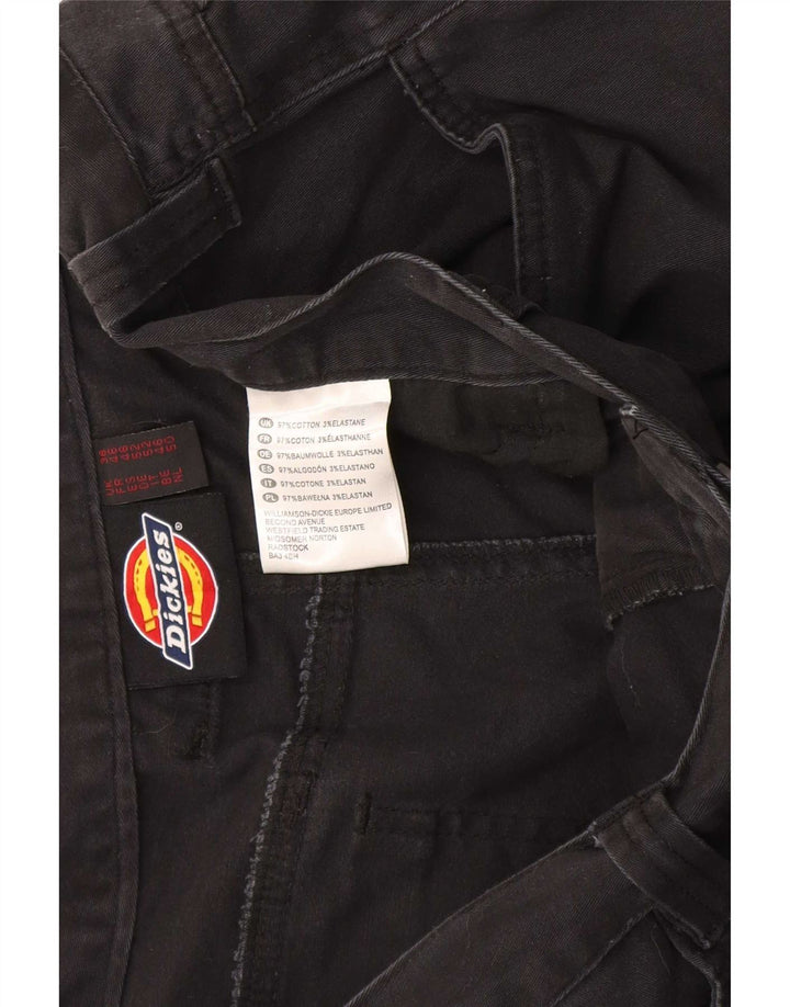 Pantaloncini cargo da uomo Dickies W36 grandi in cotone nero