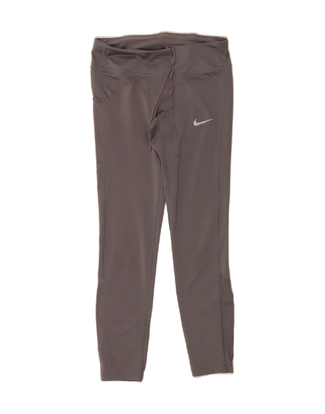 NIKE Womens Dri Fit Leggings UK 8 Small Grey Polyester Vintage Nike and Second-Hand Nike from Messina Hembry 