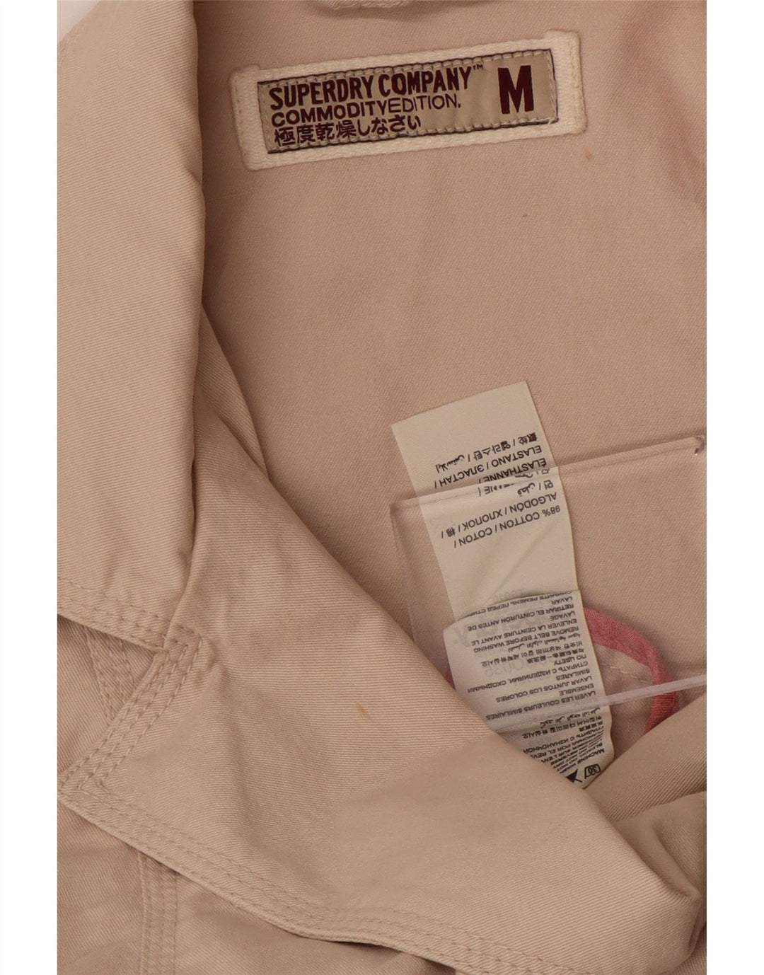 Trench da donna Superdry UK 14 Cotone beige medio