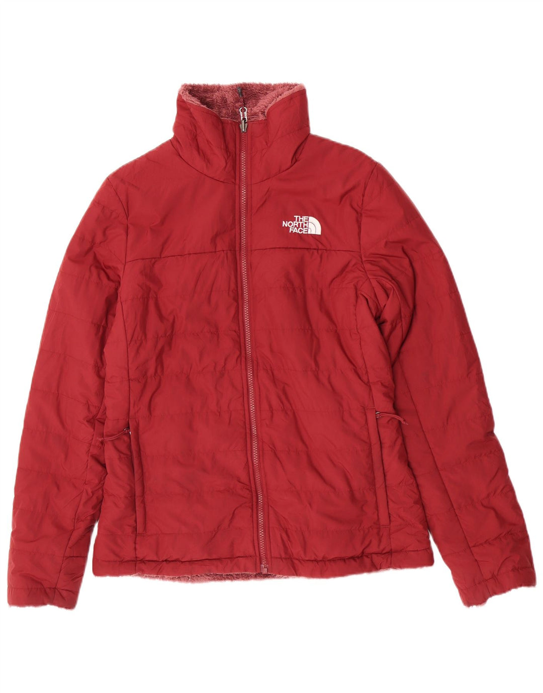 Giacca imbottita reversibile da donna The North Face UK10 piccola bordeaux