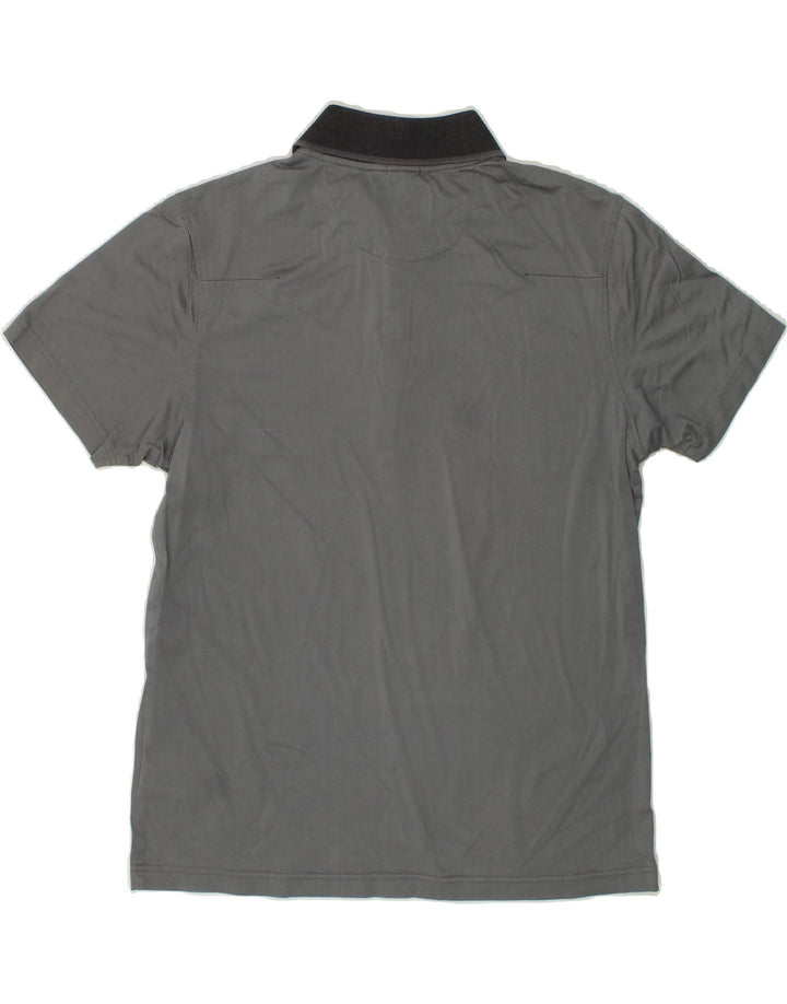 FILA Mens Polo Shirt Medium Grey Cotton Vintage Fila and Second-Hand Fila from Messina Hembry 
