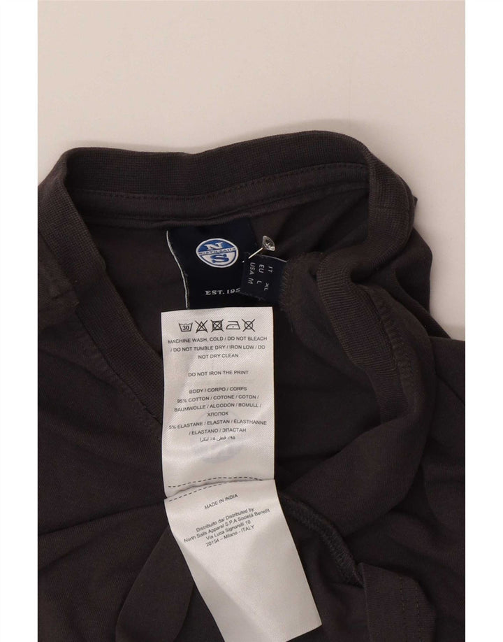 Polo da uomo North Sails XL in cotone grigio