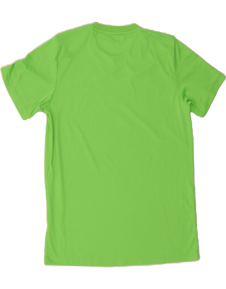 ADIDAS Mens Graphic T-Shirt Top Large Green Polyester Vintage Adidas and Second-Hand Adidas from Messina Hembry 