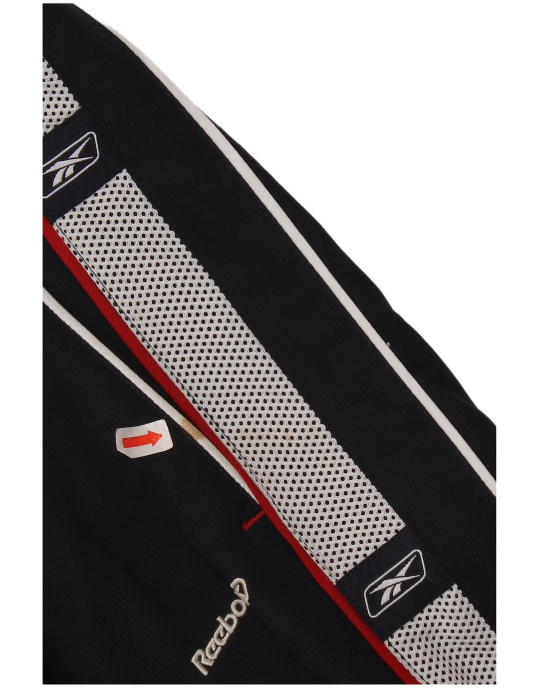 Pantaloni da tuta grafica Reebok da ragazzo 14-15 anni XL Blu navy Colourblock