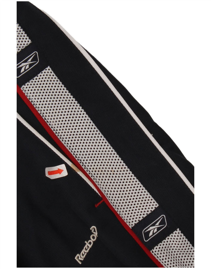 Pantaloni da tuta grafica Reebok da ragazzo 14-15 anni XL Blu navy Colourblock