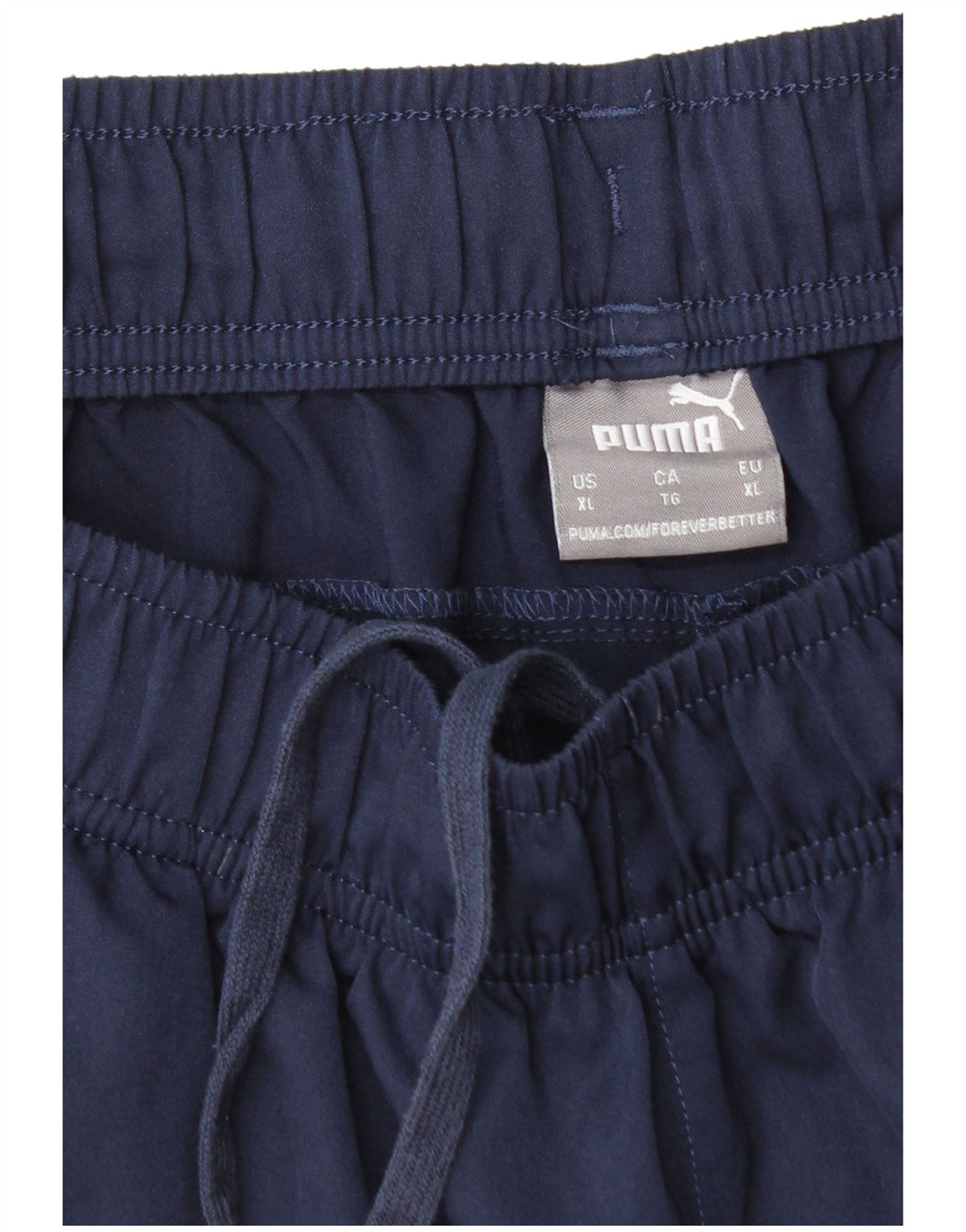 Pantaloncini sportivi da uomo Puma XL blu navy in poliestere
