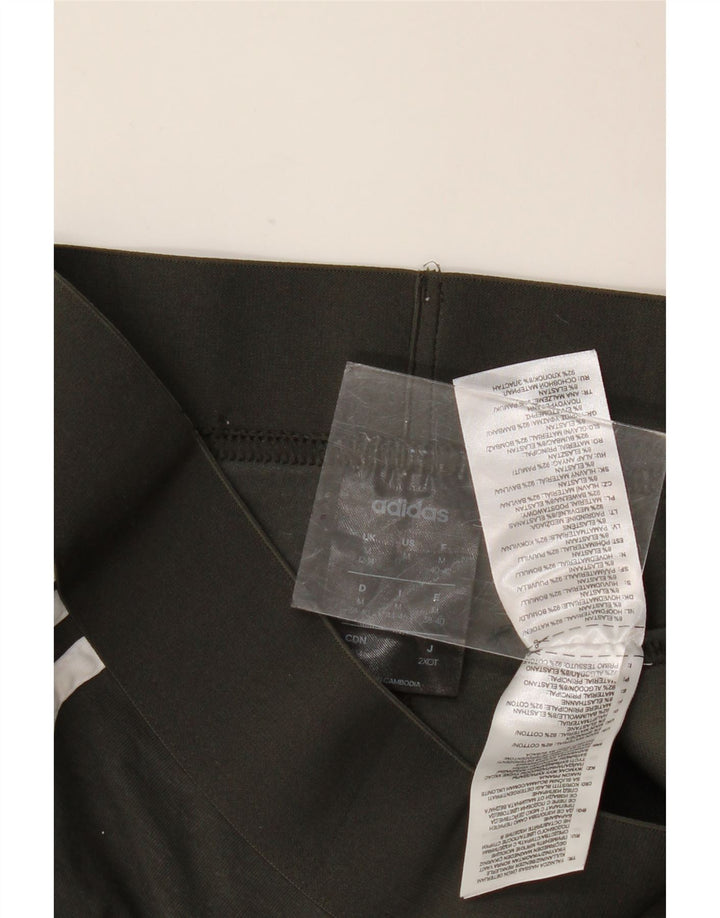 Leggings Adidas da donna UK 12/14 cotone kaki medio
