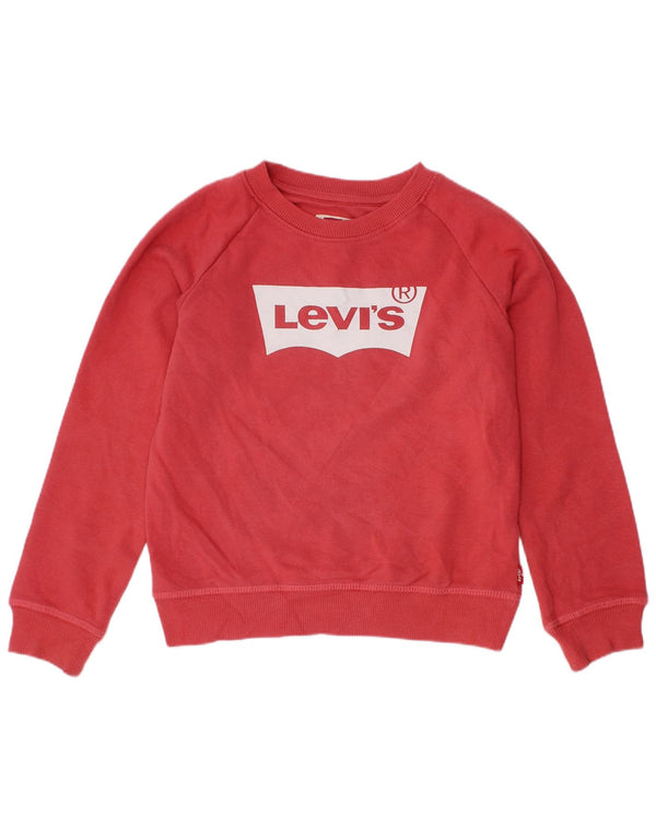 Felpa grafica per ragazze LEVI'S 5-6 anni Rosa