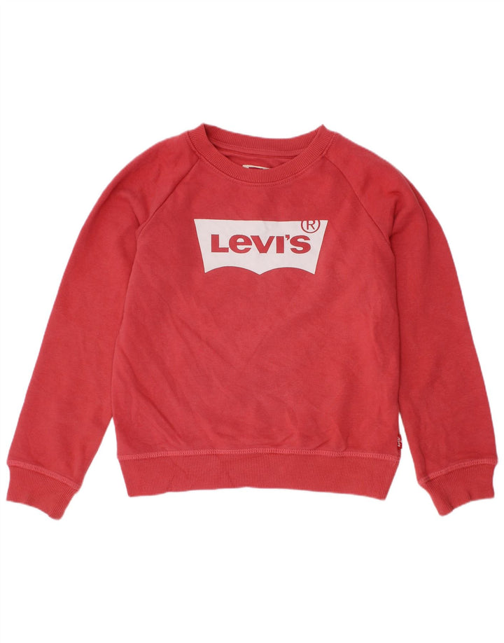 Felpa grafica per ragazze LEVI'S 5-6 anni Rosa