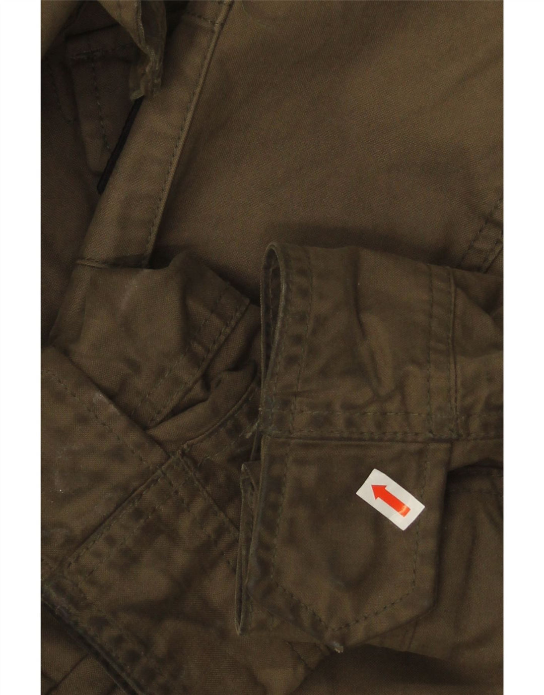 Giacca militare da uomo Superdry UK 40 grande cotone kaki