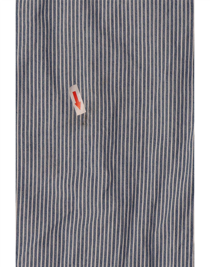 Camicia Levi's da uomo dalla vestibilità rilassata XS blu gessato