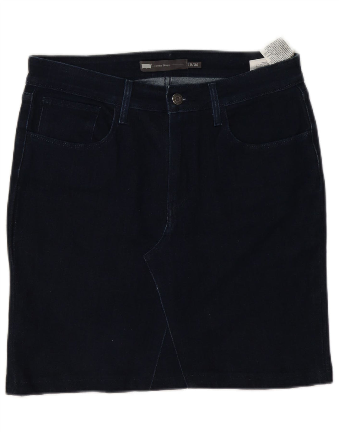 Gonna in denim da donna Levi's W30 cotone blu navy medio