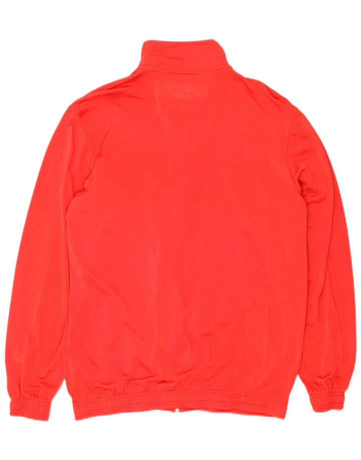 Giacca da ginnastica da uomo Reebok grande rossa in poliestere color block