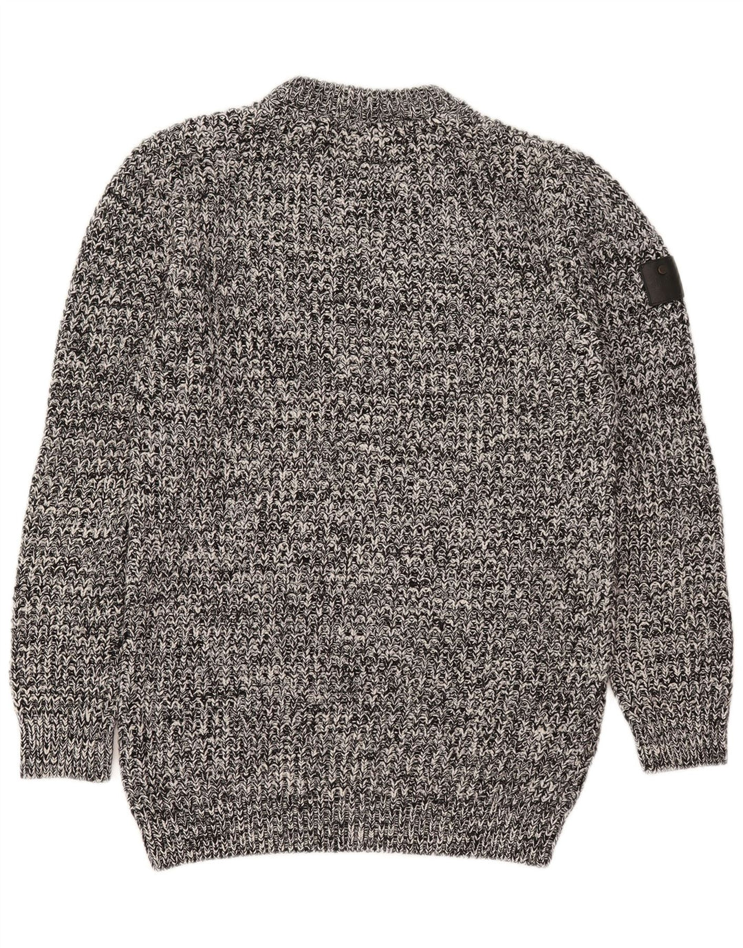 Maglione maglione girocollo da uomo Superdry grande grigio screziato
