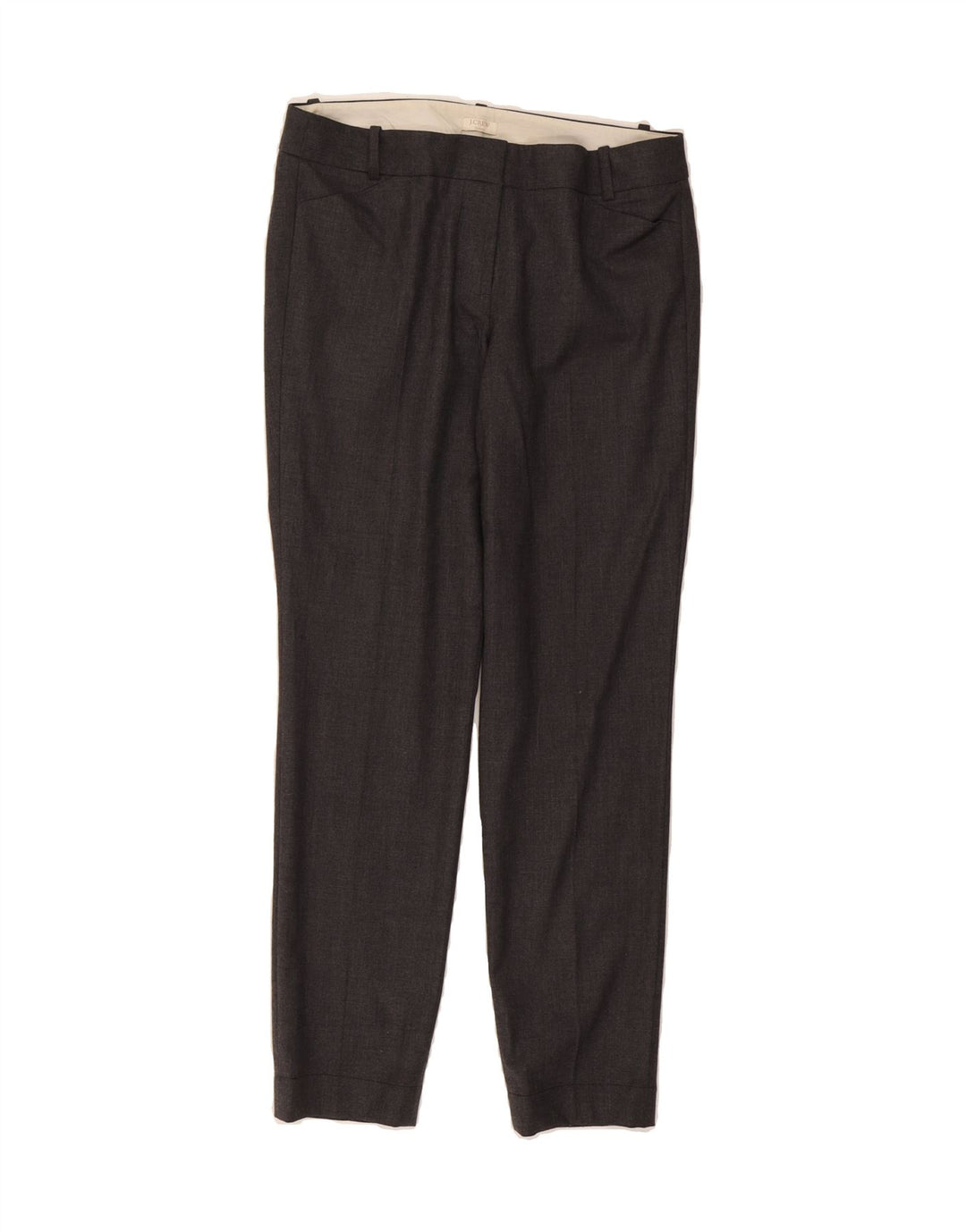 J. CREW Womens Slim Casual Trousers US 6 Medium W30 L29 Grey Wool Vintage J. Crew and Second-Hand J. Crew from Messina Hembry 