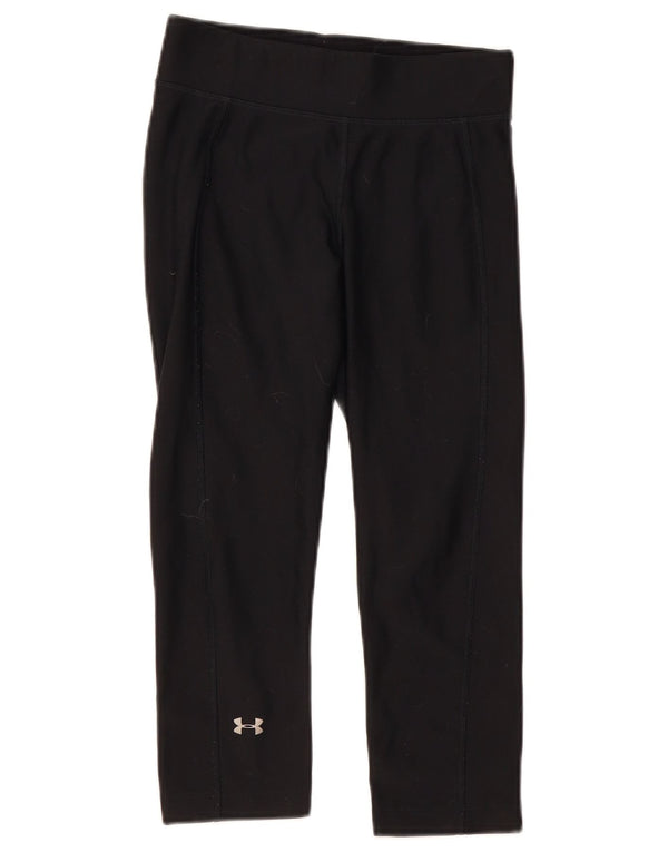 Leggings Capri da donna Under Armour Heat Gear UK 10 piccoli neri