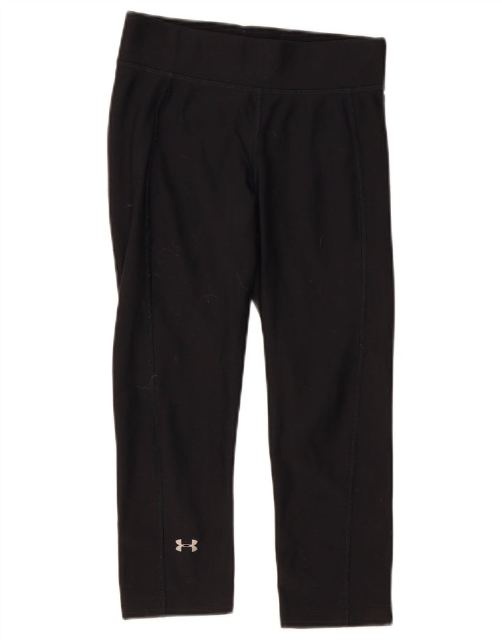Leggings Capri da donna Under Armour Heat Gear UK 10 piccoli neri