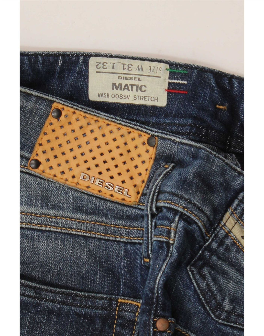 Jeans Levi's Matic Distressed Slim da donna W31 L32 in cotone blu