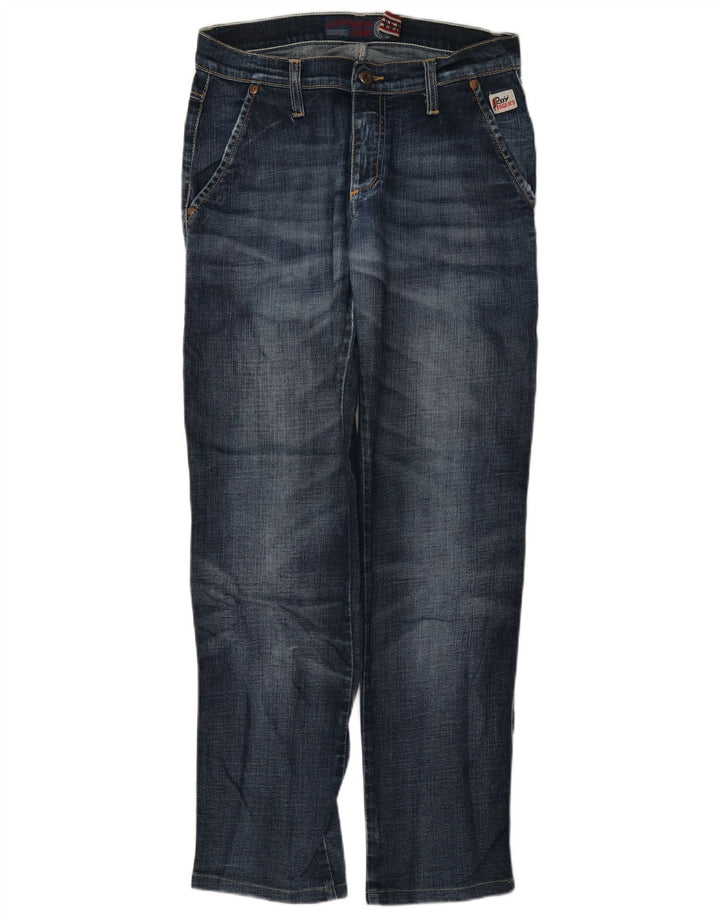Jeans slim da donna Roy Rogers W29 L30 cotone blu