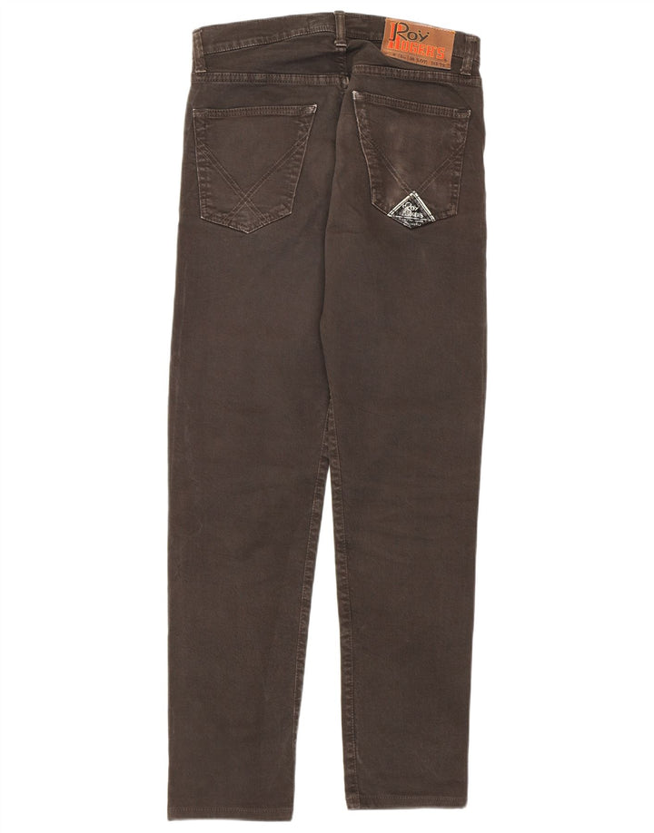 Jeans slim da uomo Roy Rogers W30 L29 Marrone
