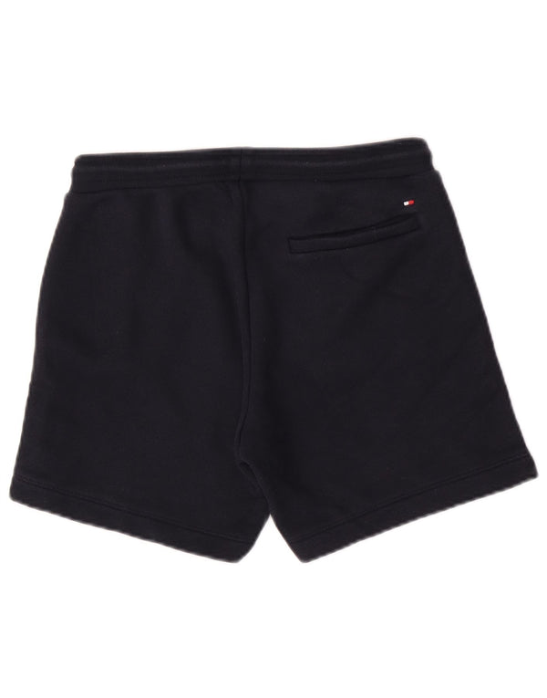 Tommy Hilfiger Boys Sport Shorts 13-14 Years Navy Blue Striped Cotton
