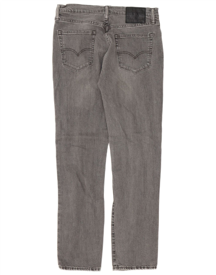 Levi's Uomo 511 Slim Jeans W32 L32 Cotone Grigio