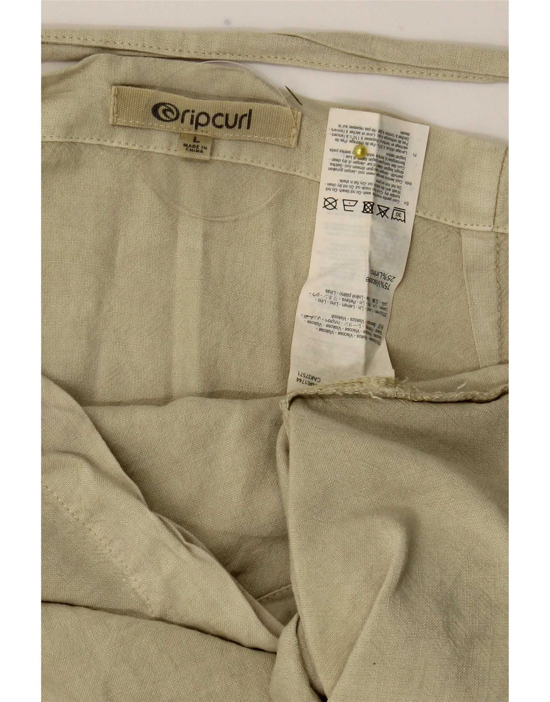 Gonna a portafoglio da donna Rip Curl grande W30 in viscosa verde