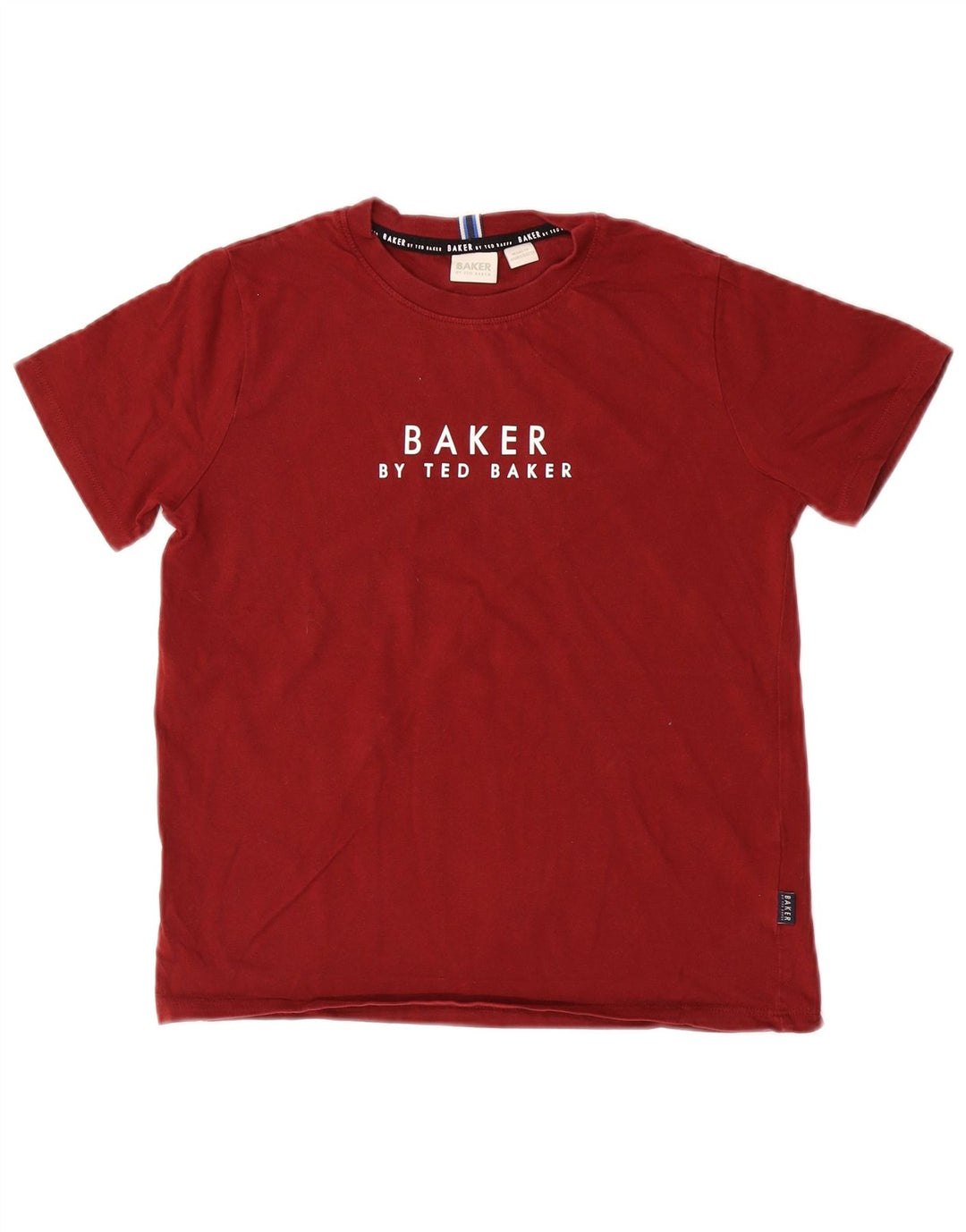 T-shirt grafica per ragazzi TED BAKER Top 10-11 anni in cotone bordeaux